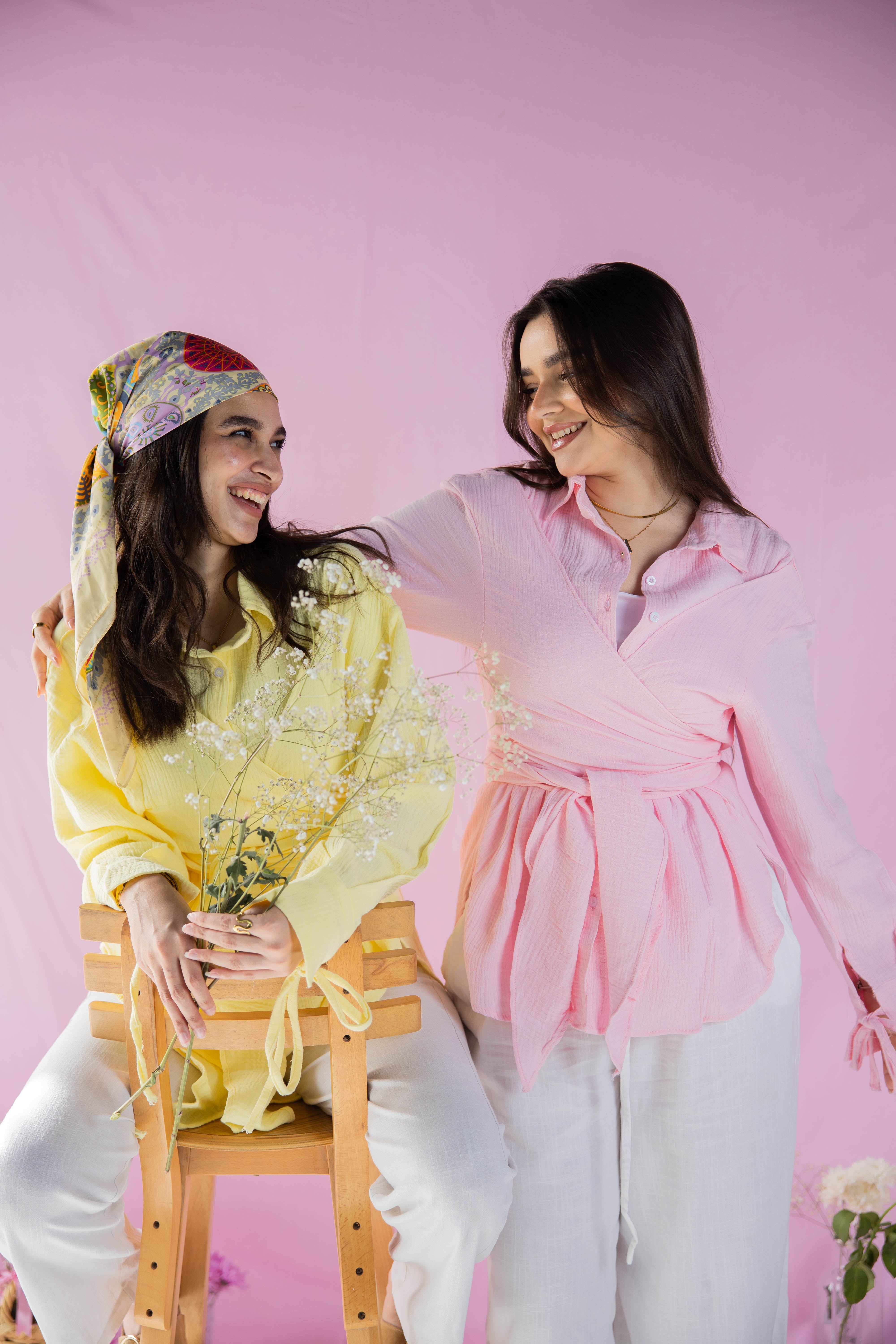 LinenDream Wrapped Shirt