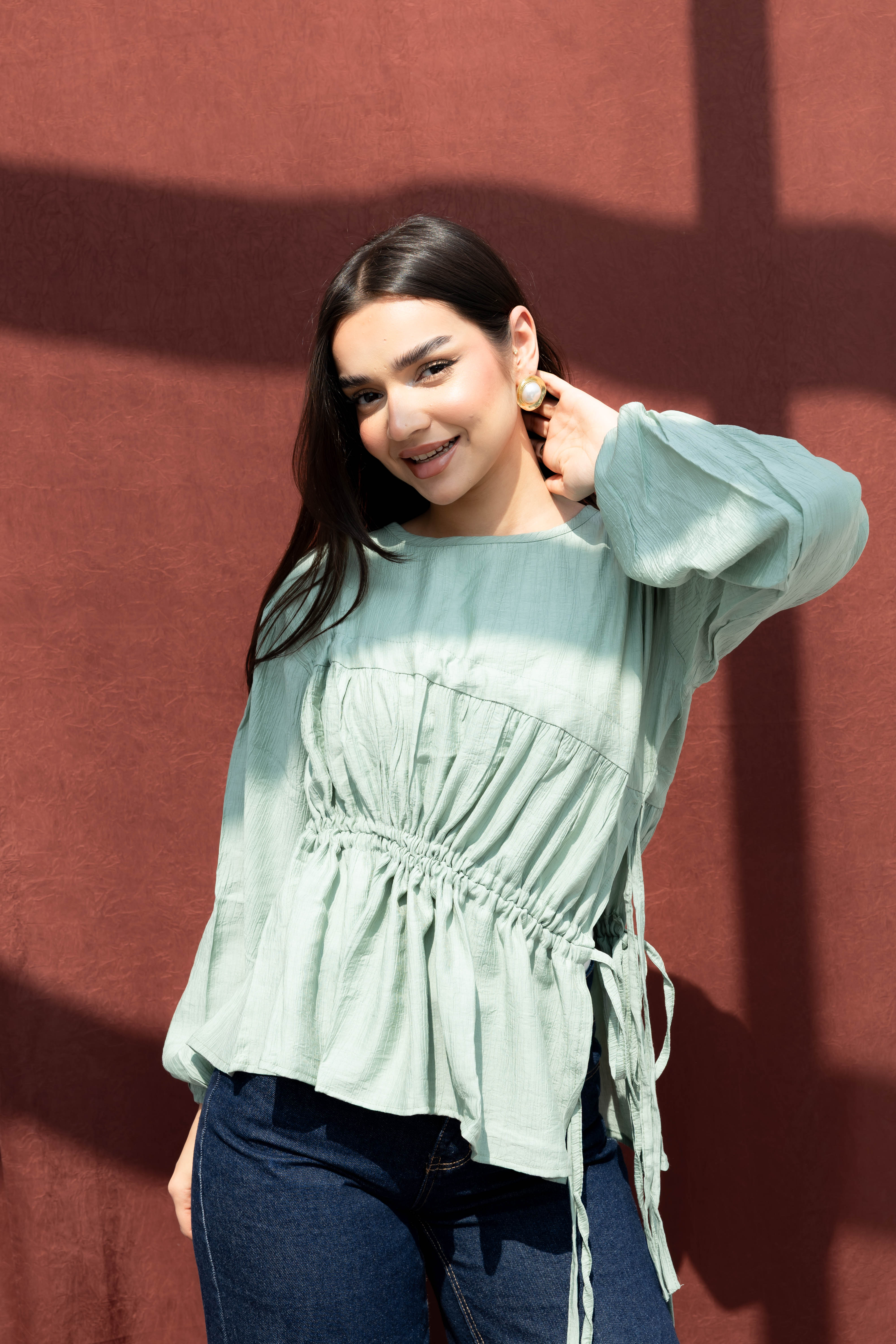 Ruby Asymmetrical Top