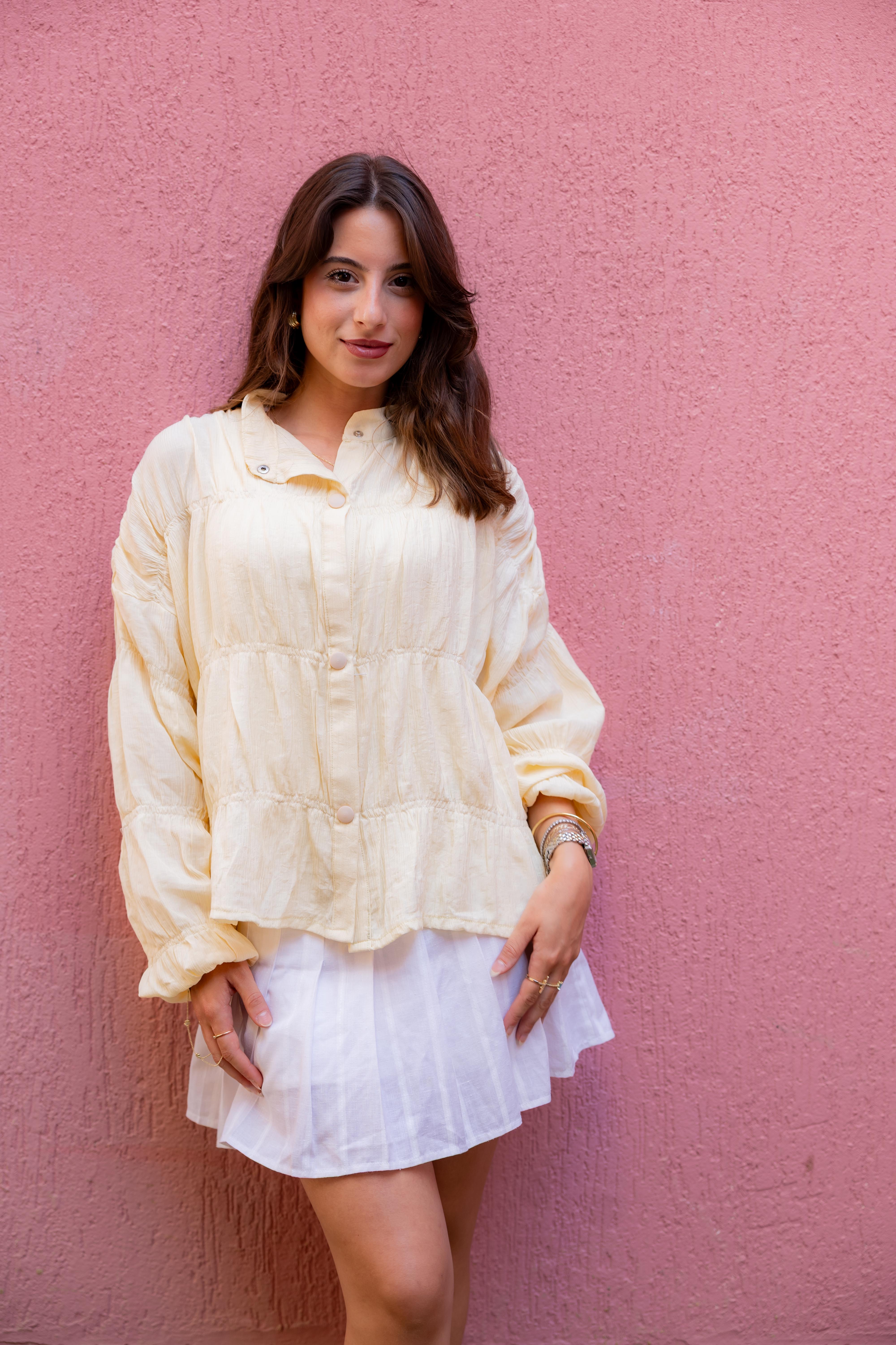 Camelia Crinkled Blouse