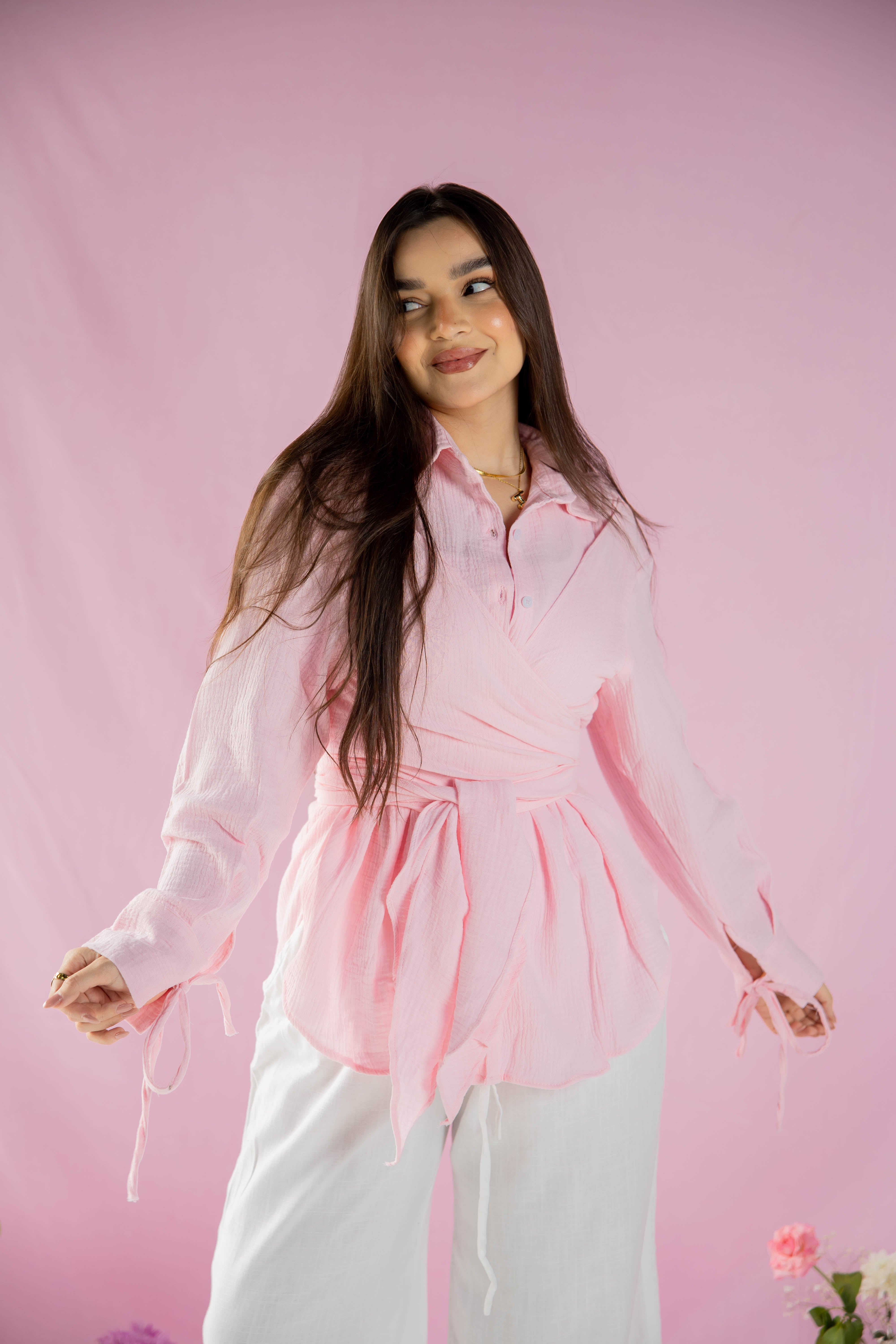 LinenDream Wrapped Shirt