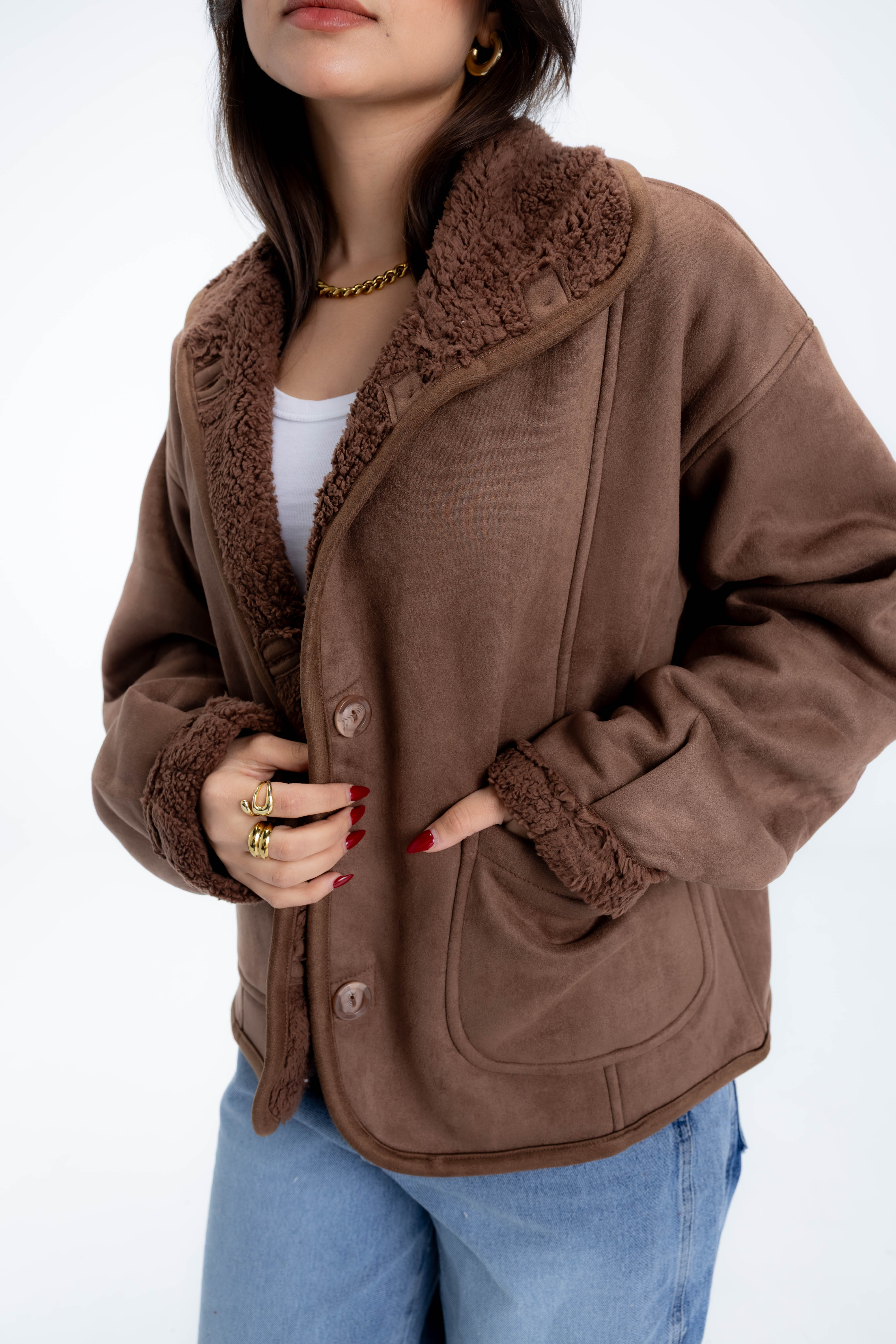 Youri Double Faced Seude jacket