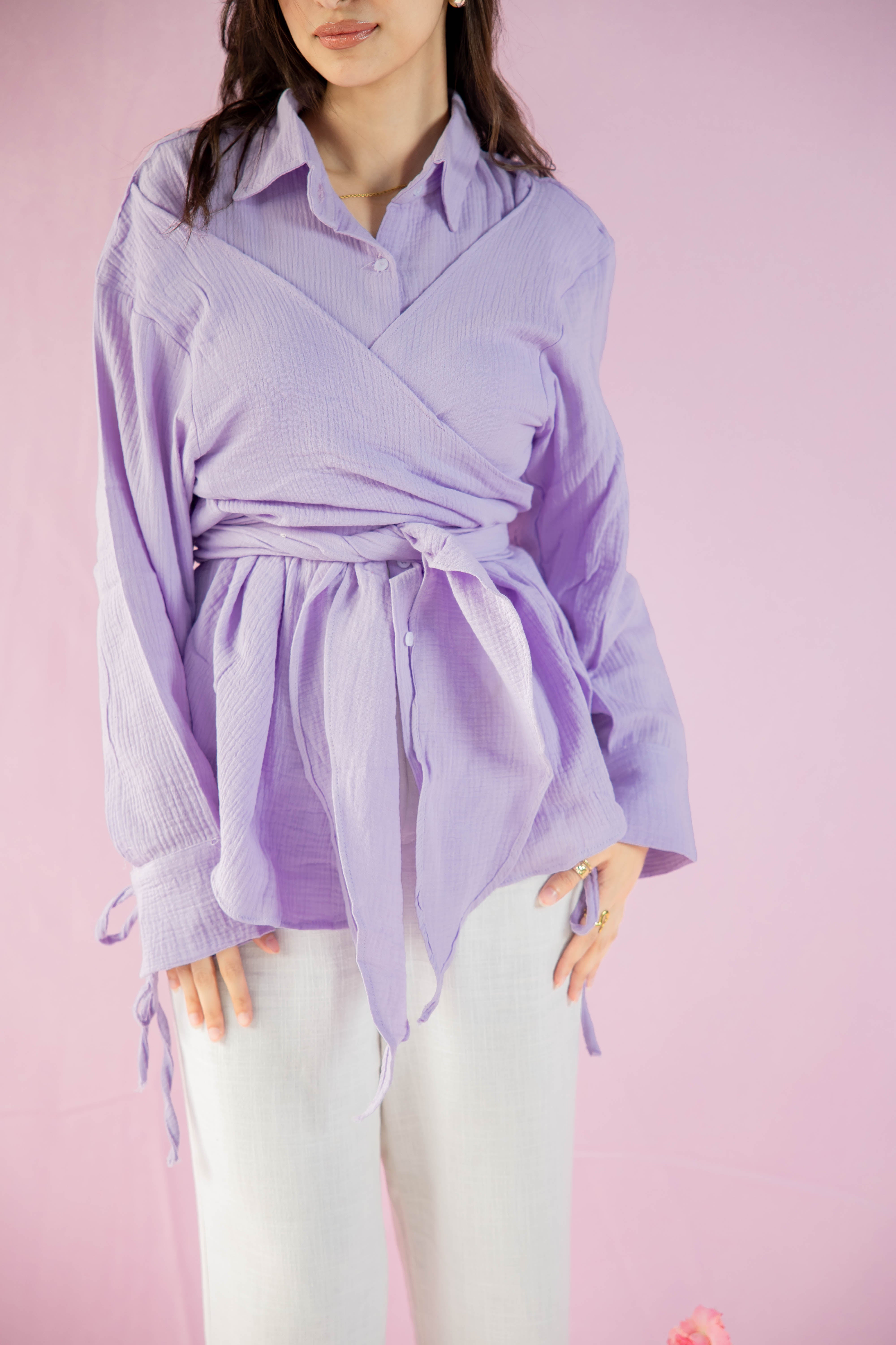 LinenDream Wrapped Shirt