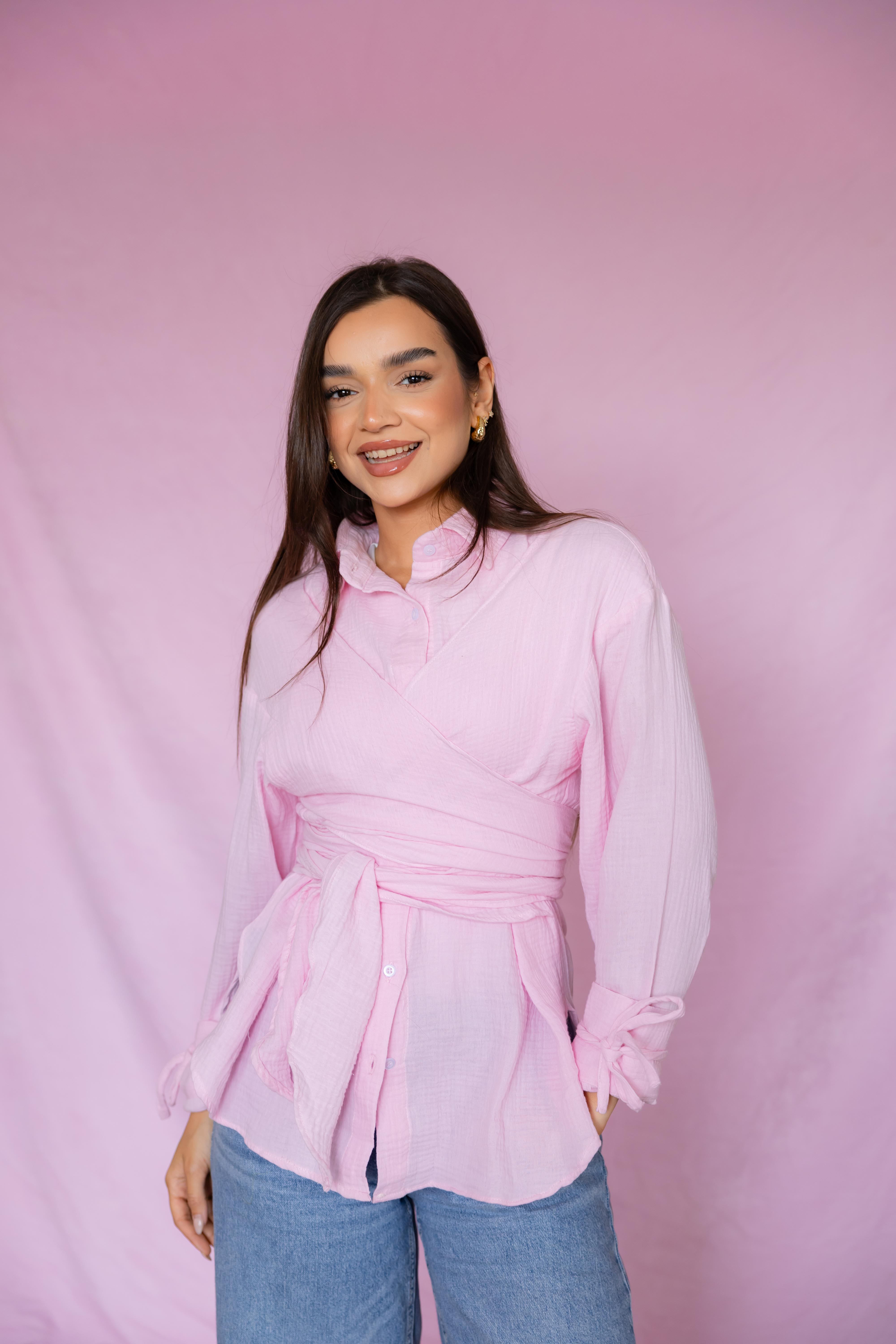 Linen Dream wrapp shirt