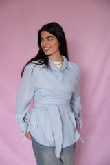 Linen Dream wrapp shirt