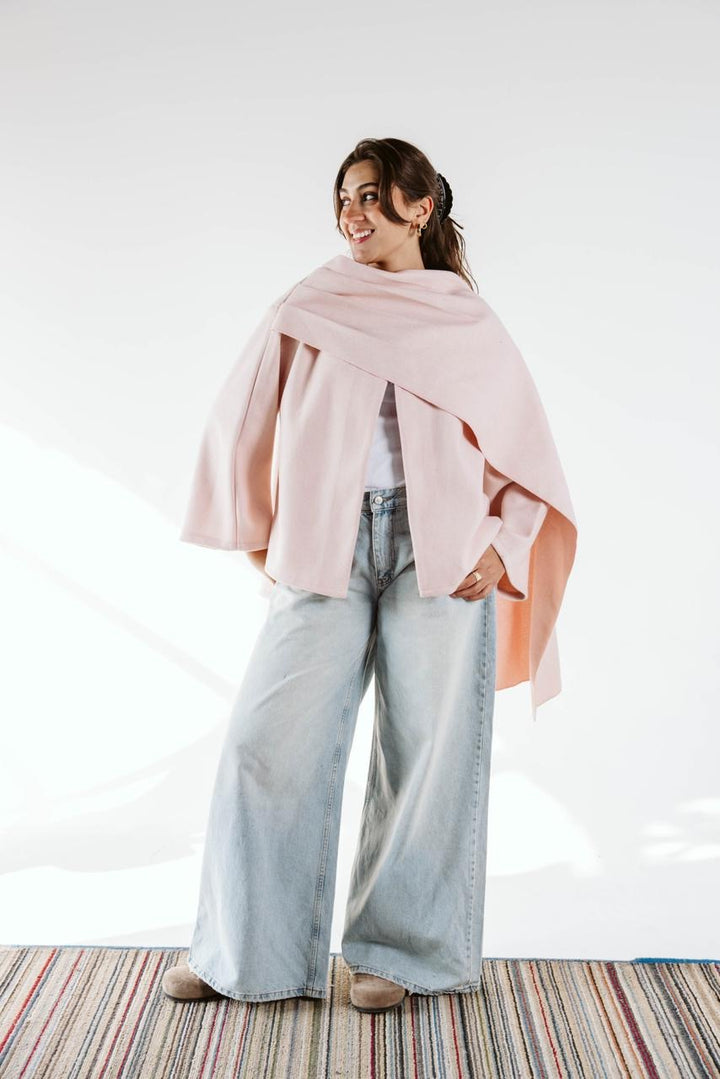 Dalida Scarf Jacket Light Pink