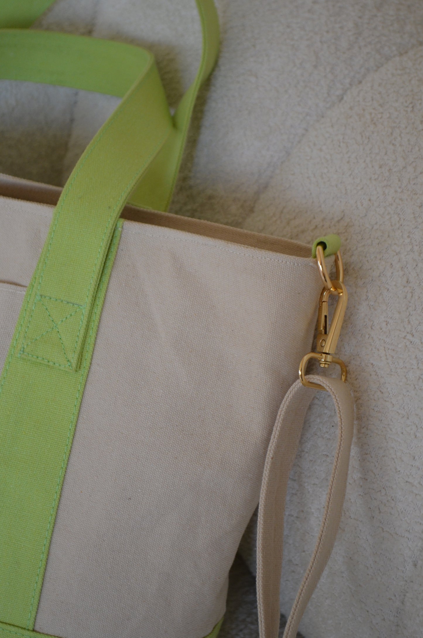 MO|Canvas Bag LIME