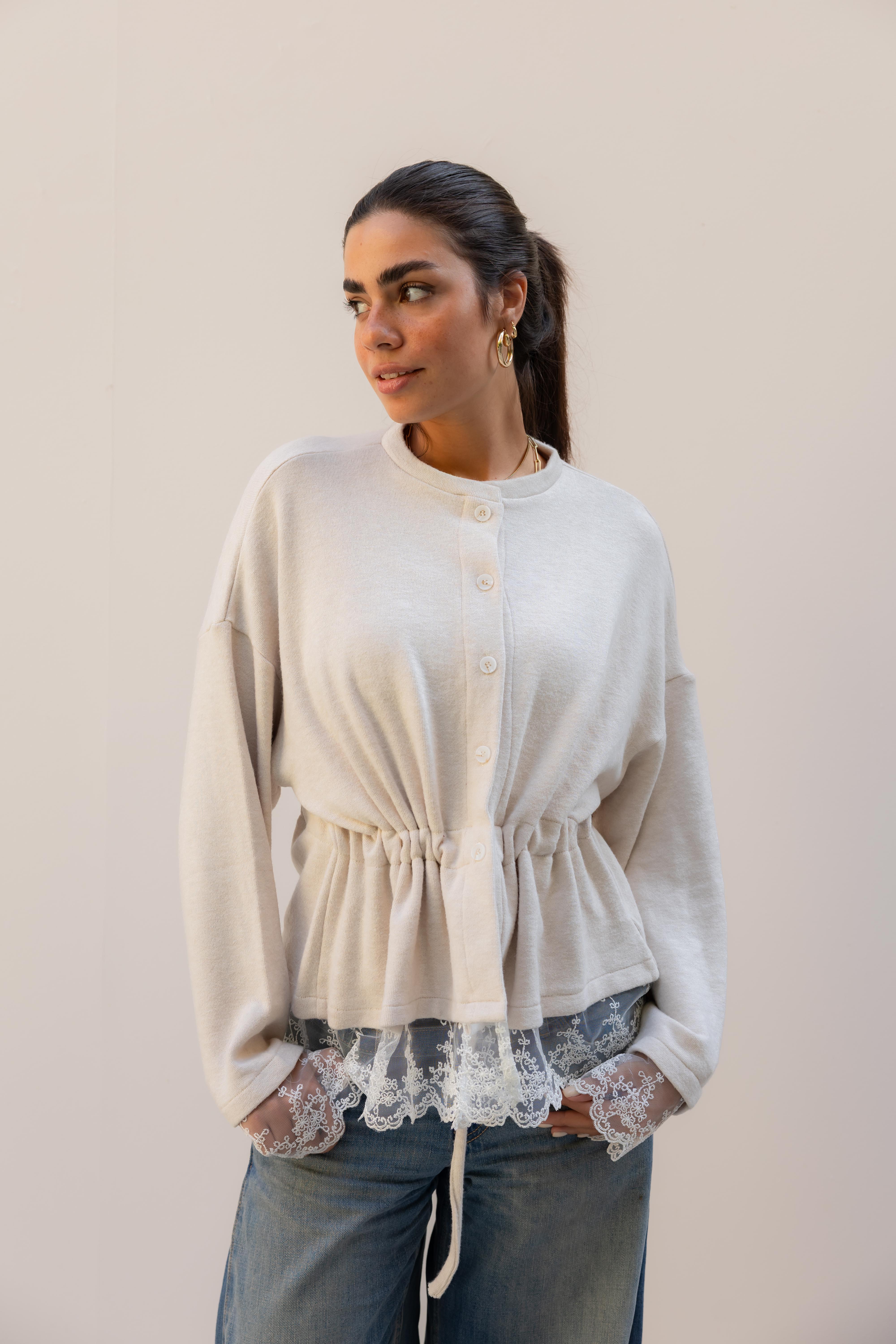 Sofy Lace Pullover