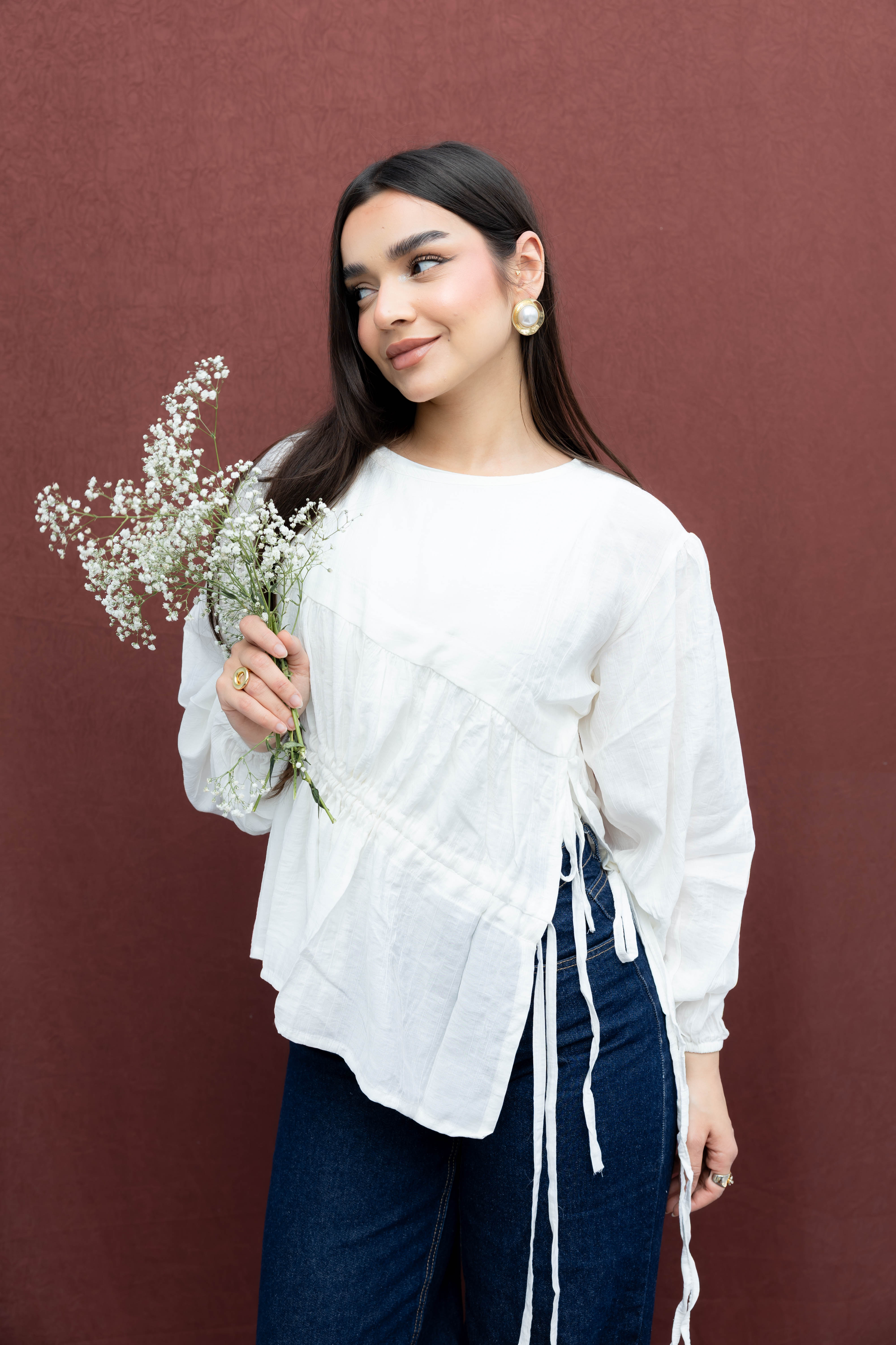 Ruby Asymmetrical Top