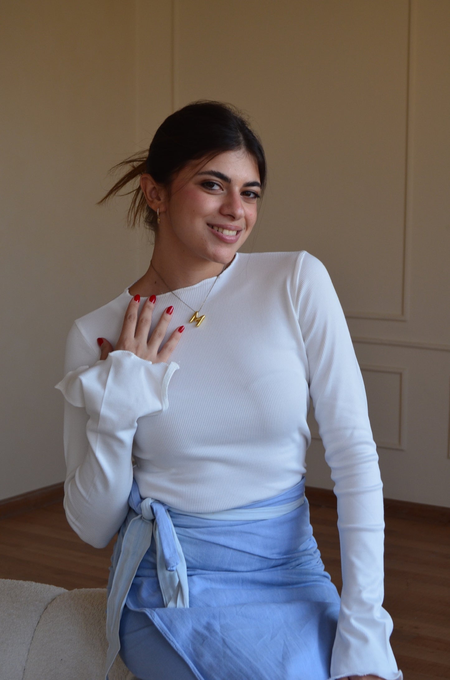 Sleek Ribbed Basic Top