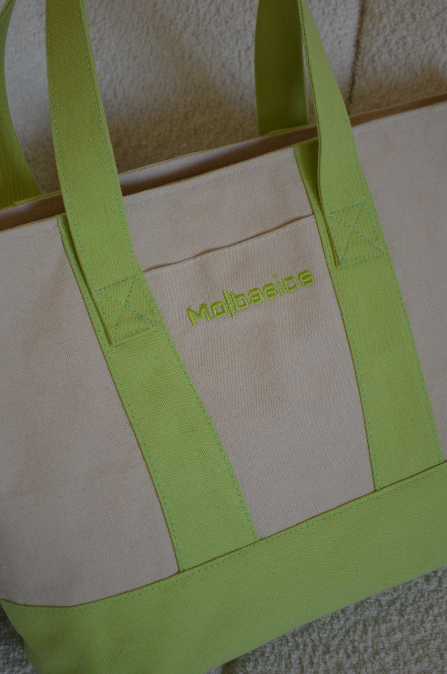MO|Canvas Bag LIME