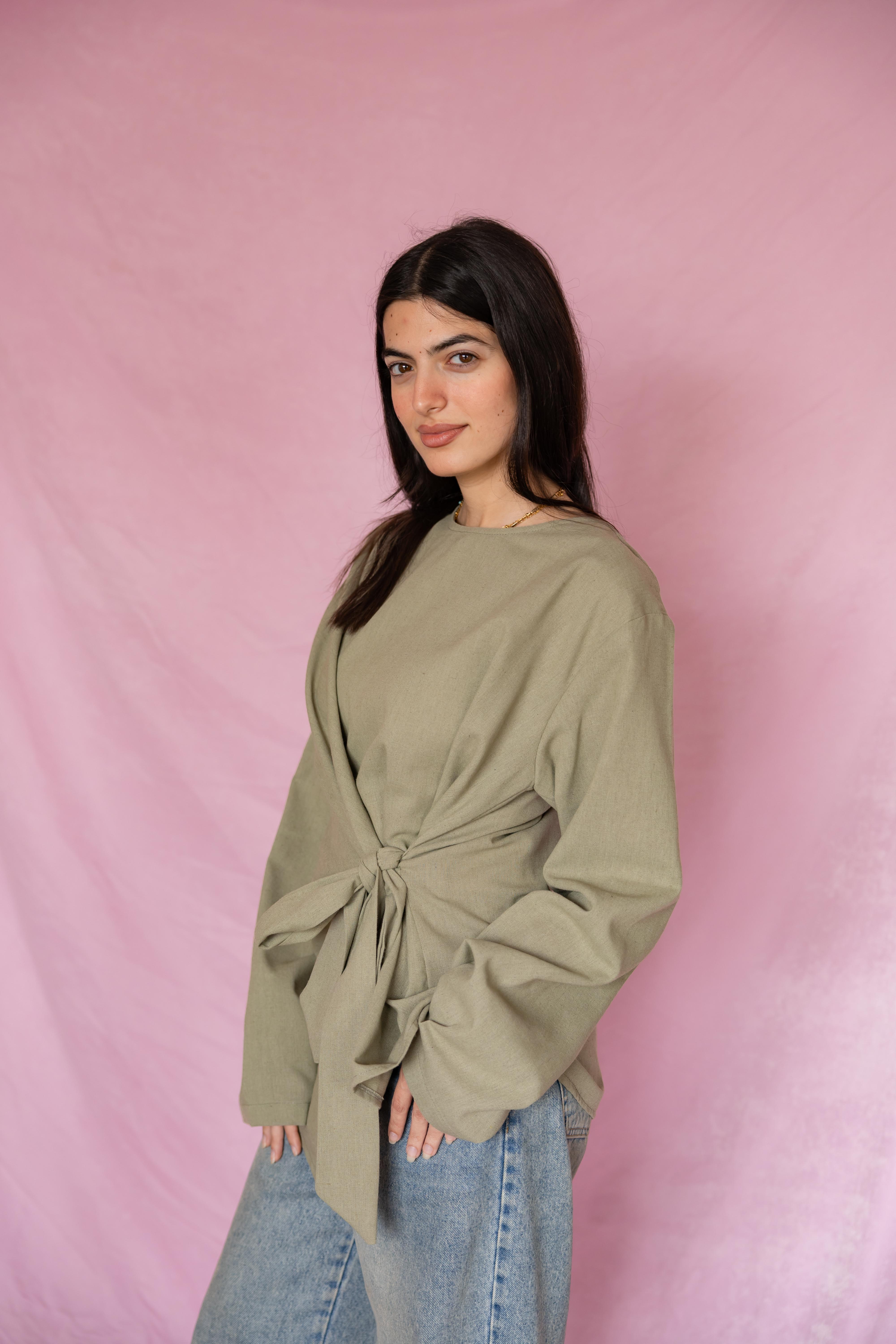 Nour side wrapp shirt