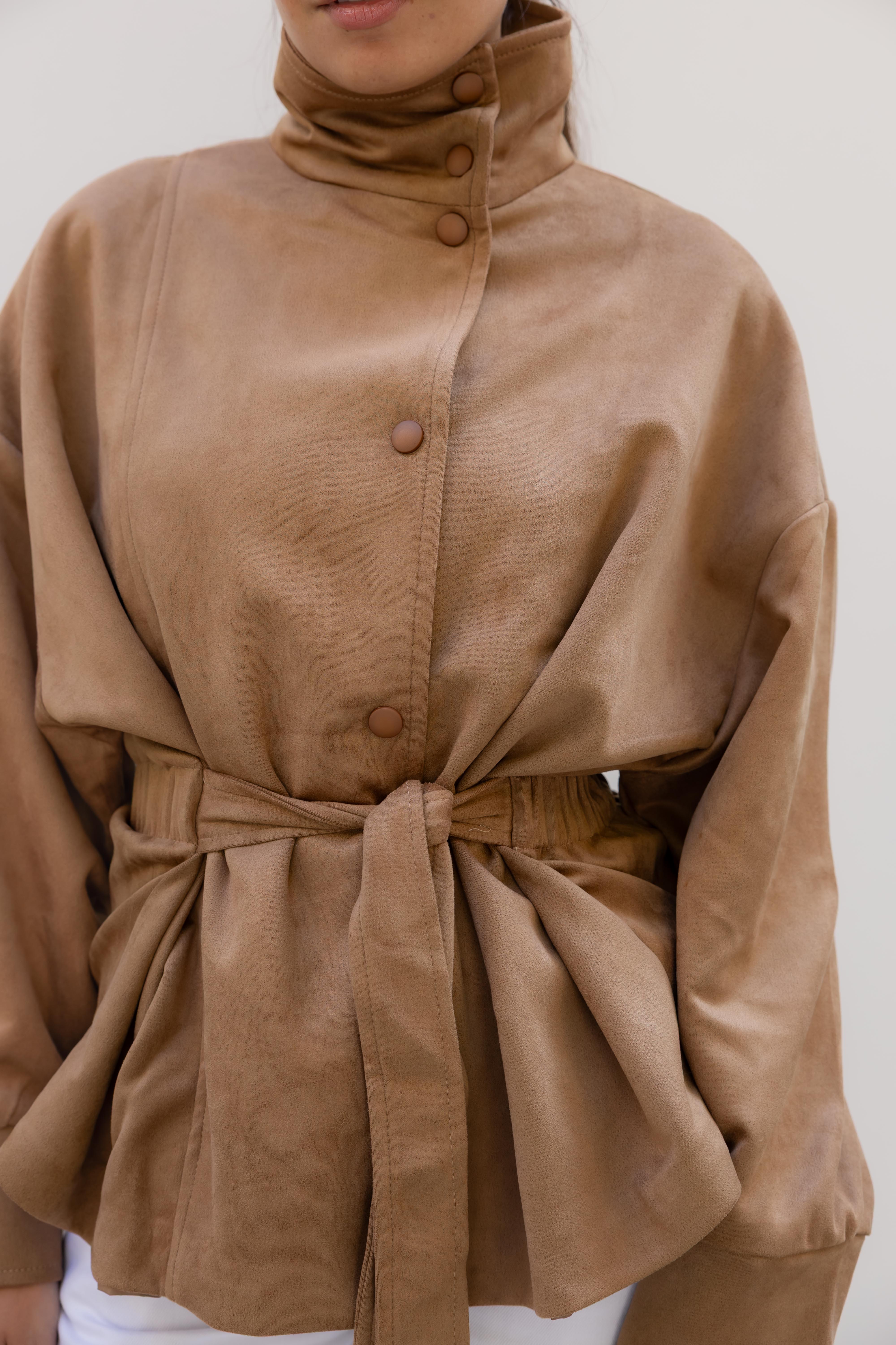 Emily Funnel  Seude jacket