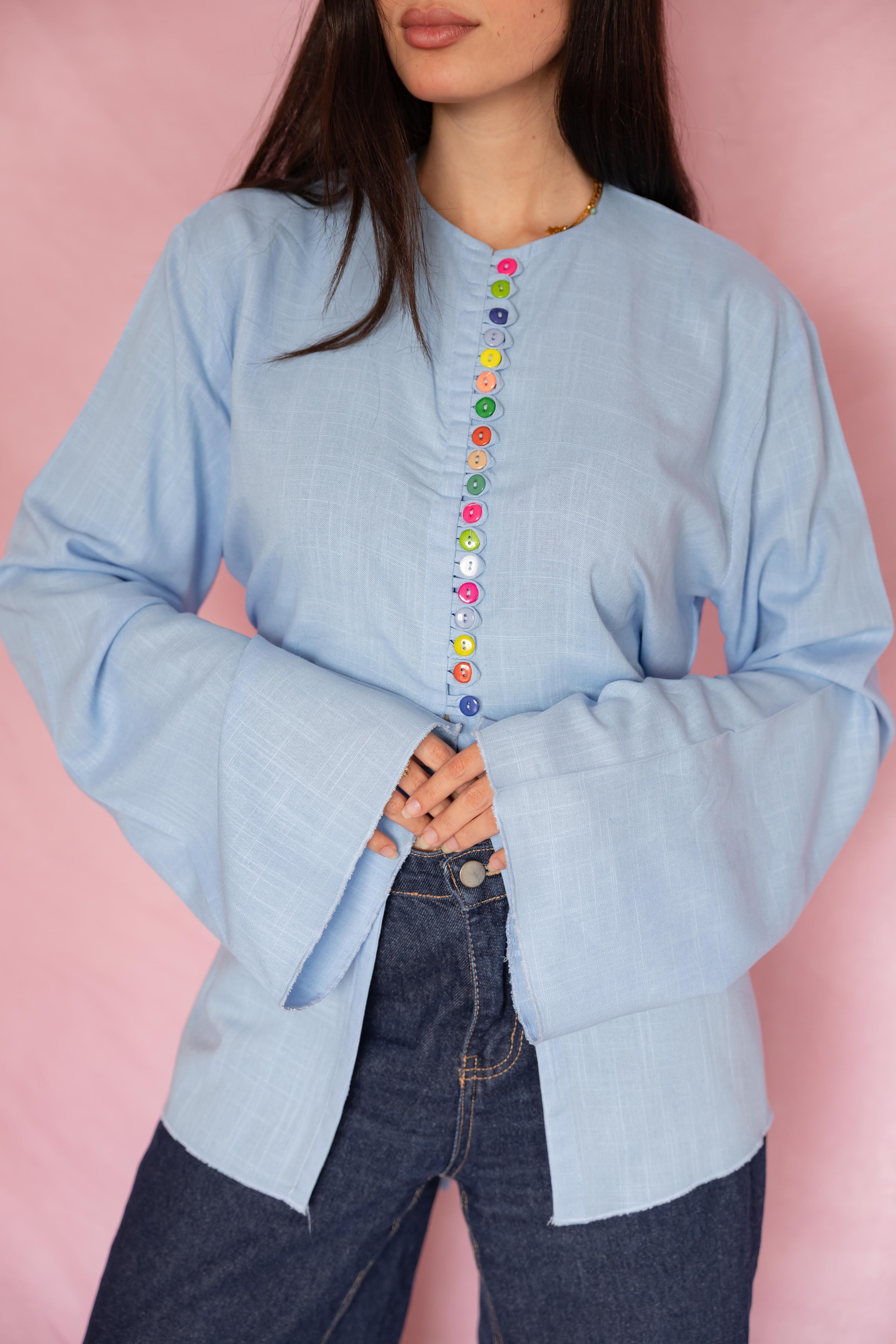 ZIZI buttons candy shirt