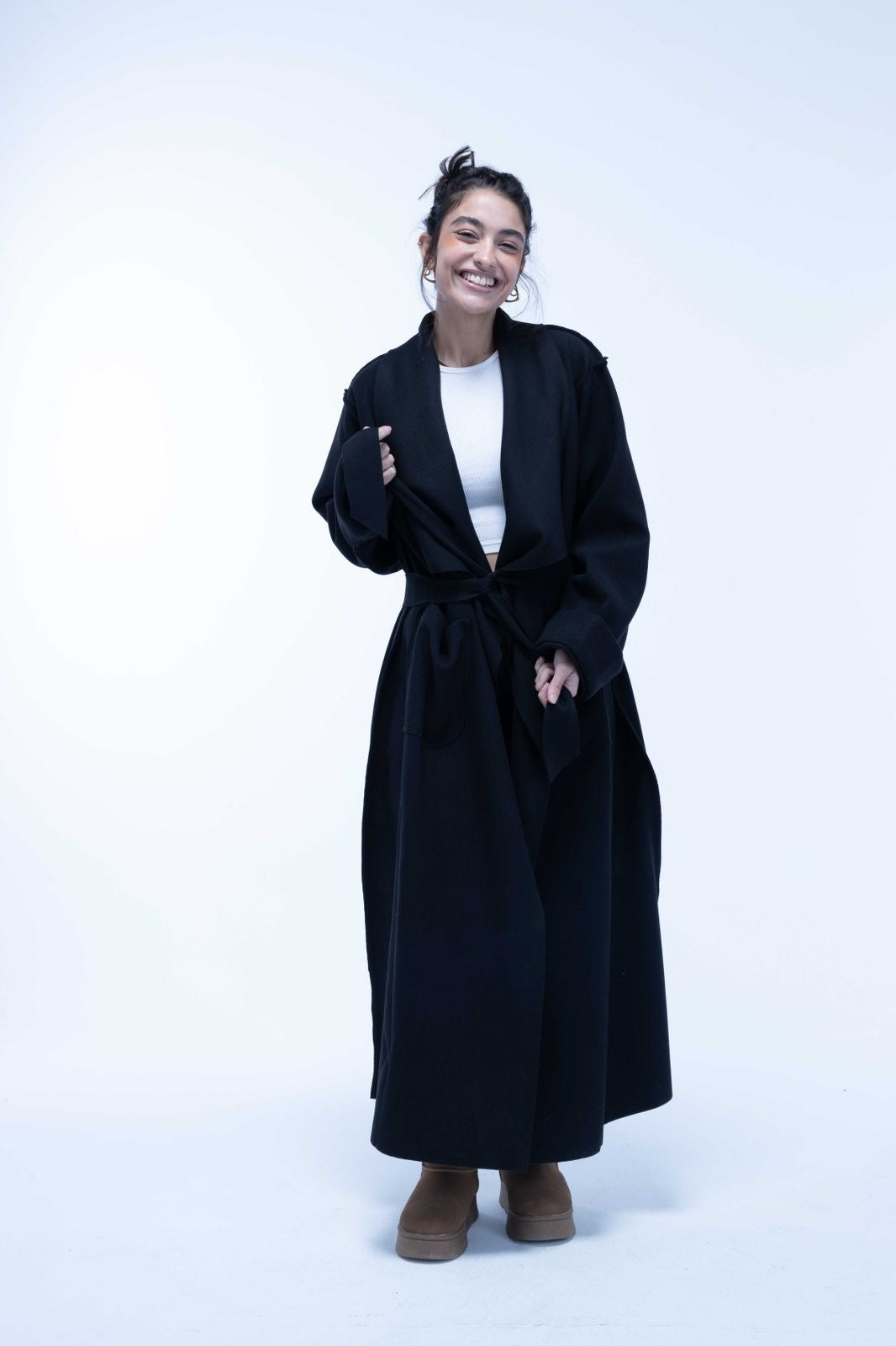 Parisian Long Coat Black