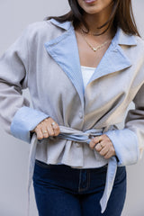 Shenzo Stripped Wool Jacket