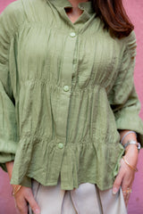 Camelia Crinkled Blouse