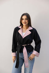 Shenzo Stripped Wool Jacket