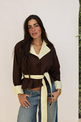 Shenzo Stripped Wool Jacket