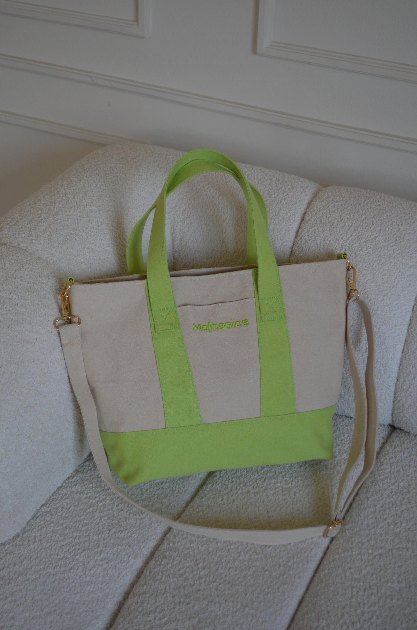 MO|Canvas Bag LIME