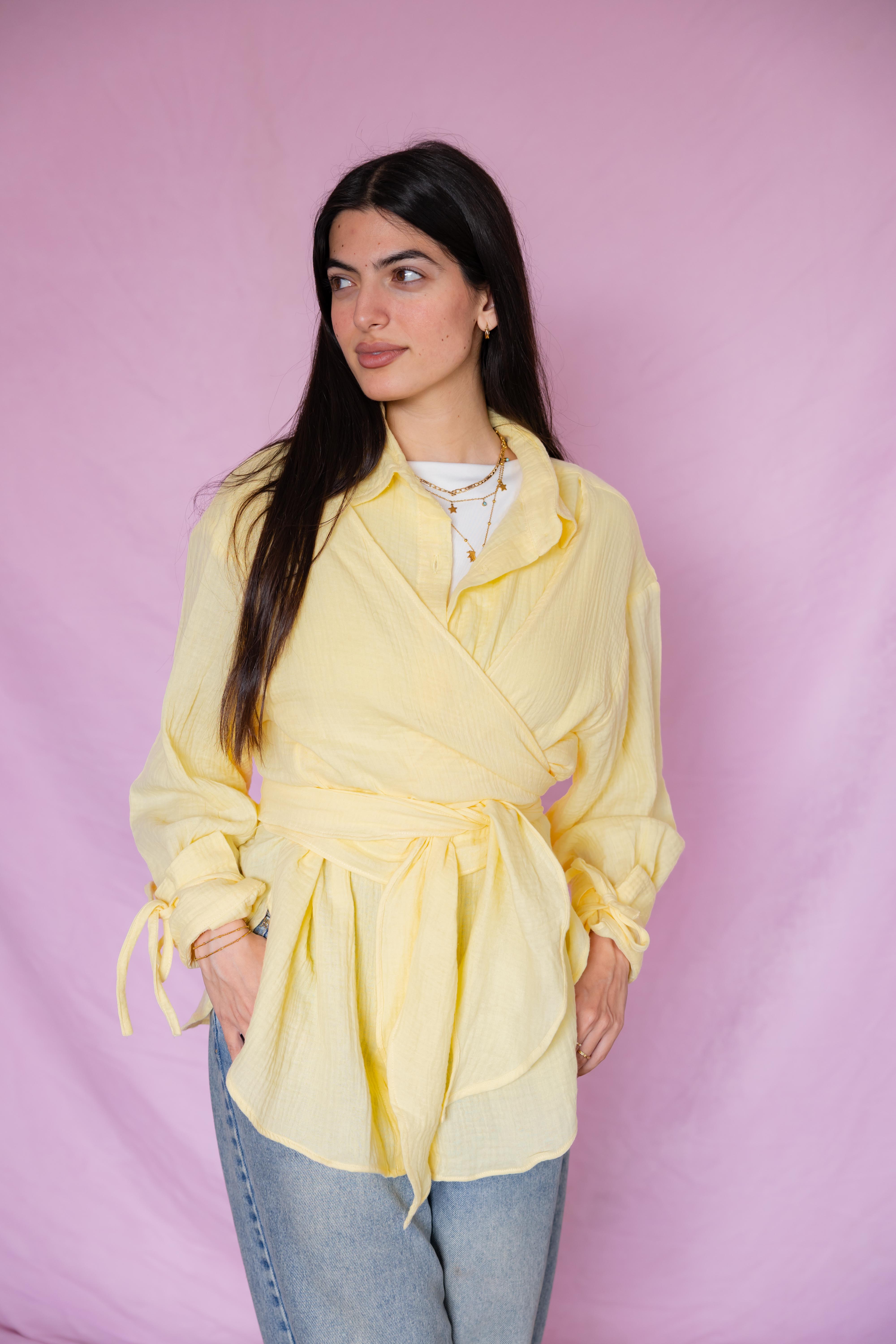 Linen Dream wrapp shirt