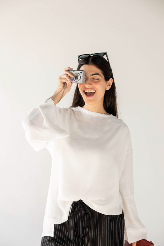 Summer SlitSmart basic IN WHITE