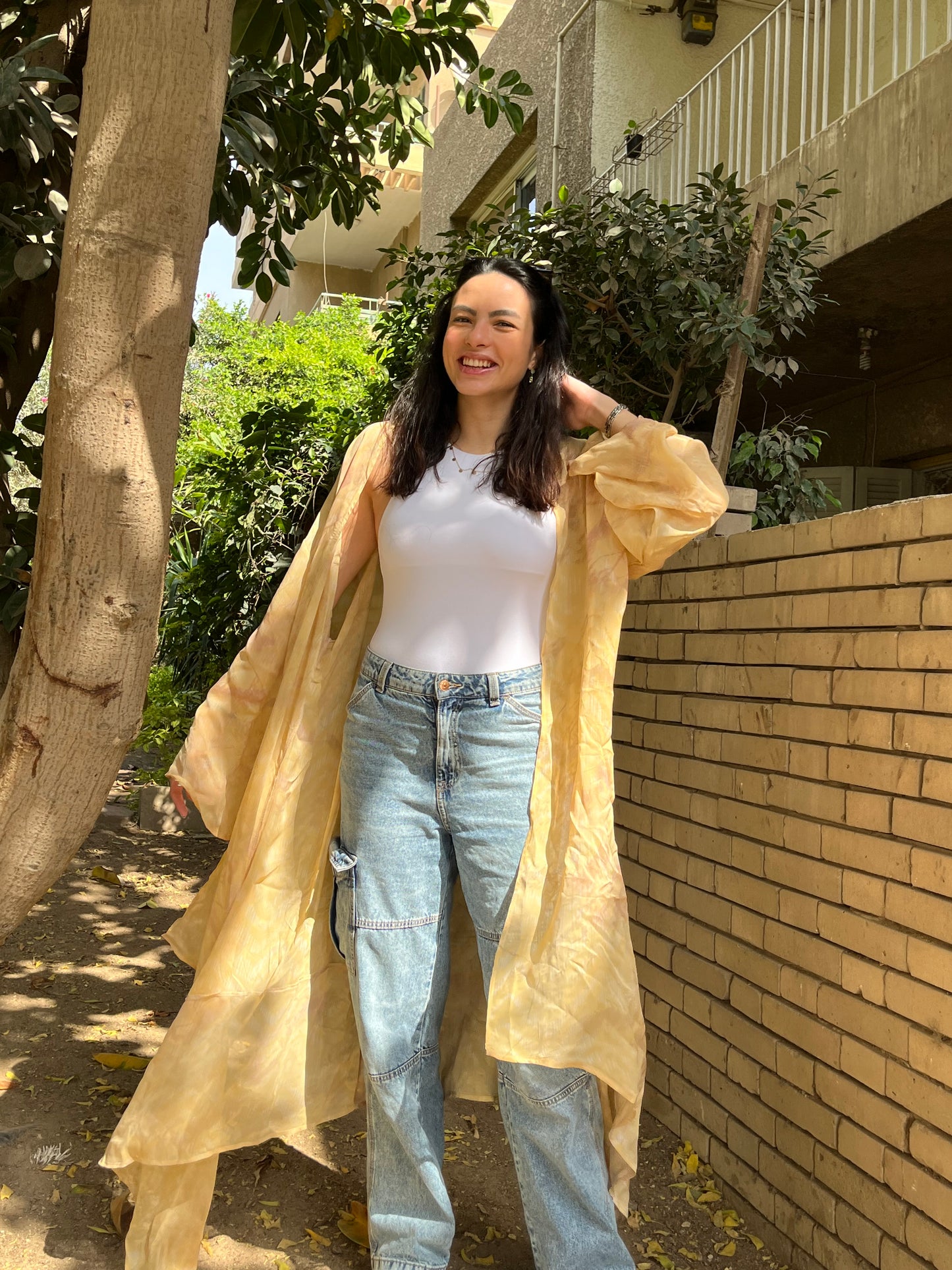 Sunflower kimono