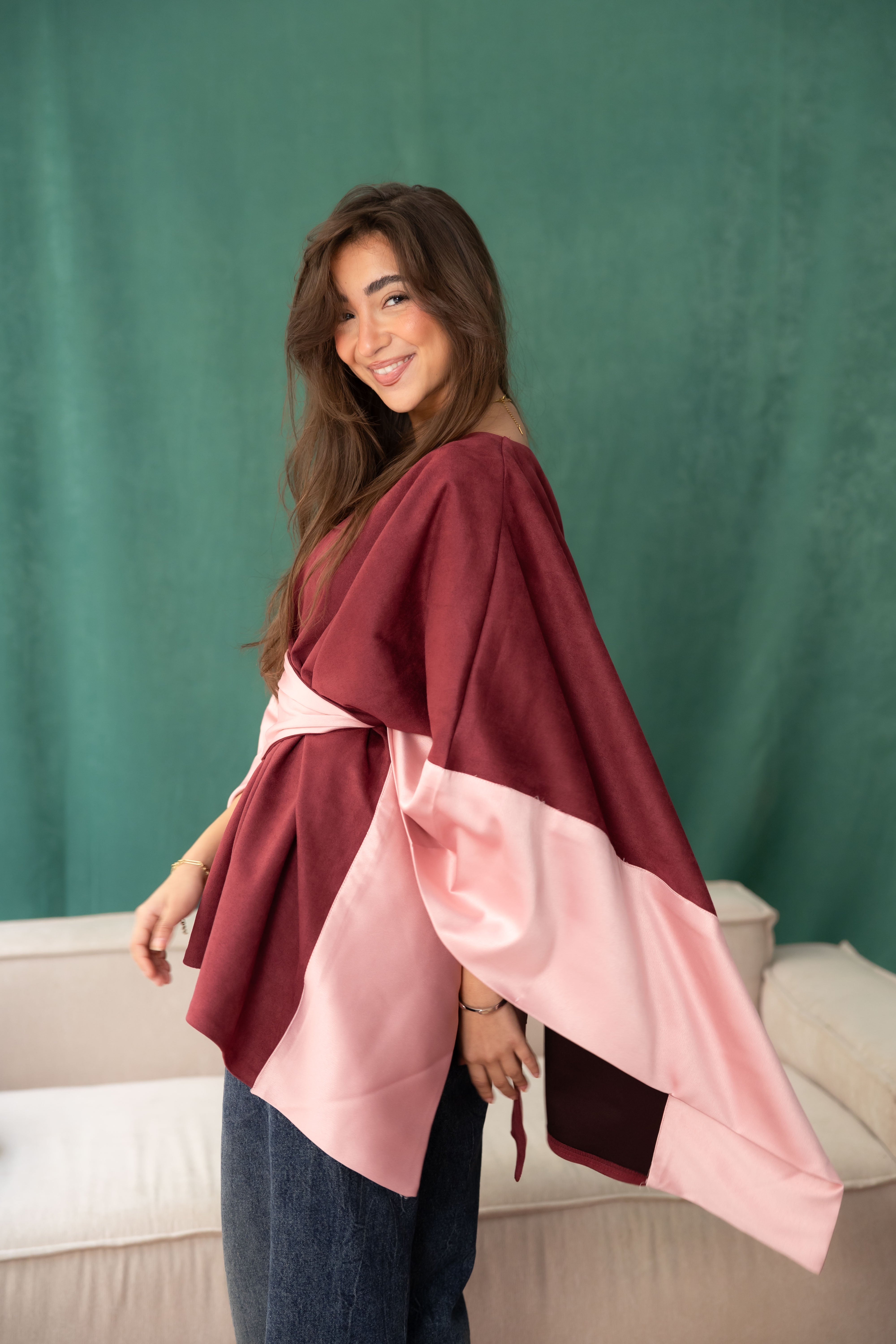 Zeina زِينّة cape top